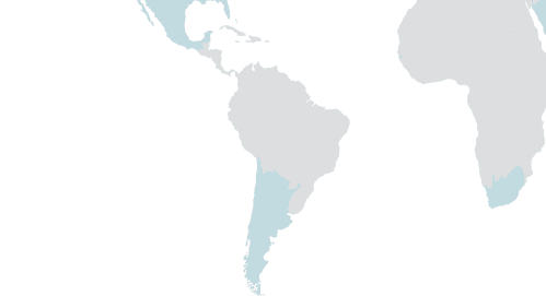 Latin America partner coverage map