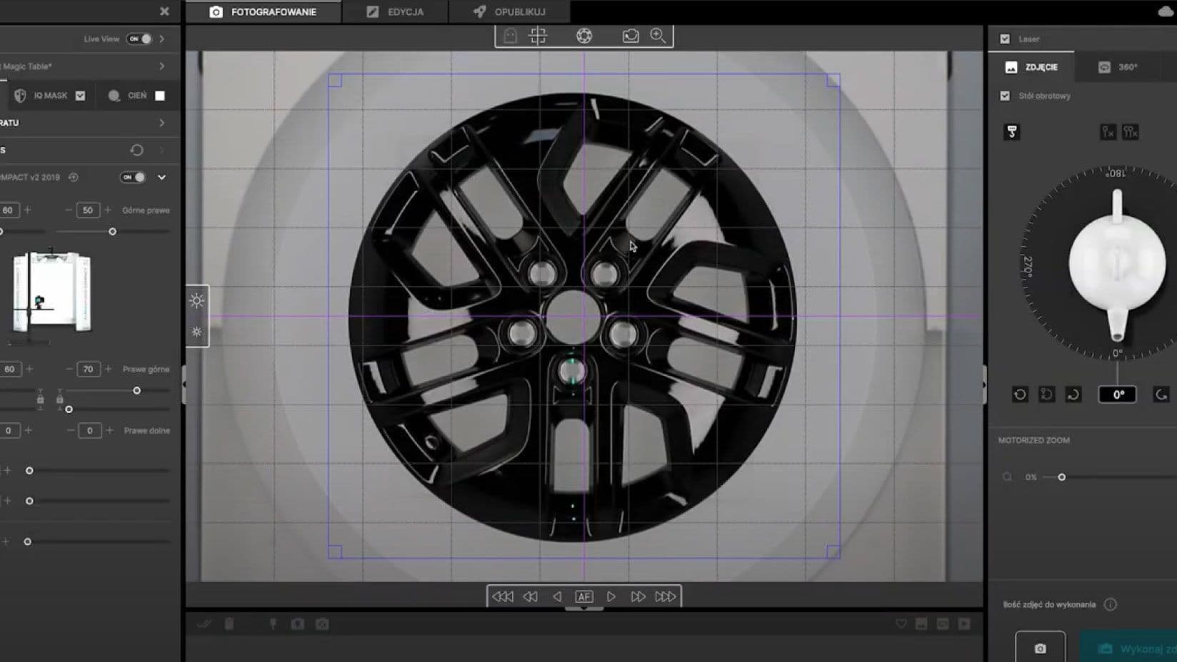 Software y hardware para fotografía de automoción
