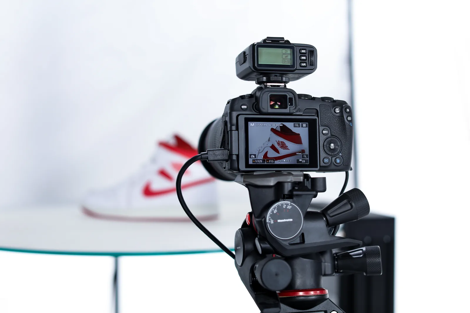 Cualquier configuración de estudio con cámara Canon