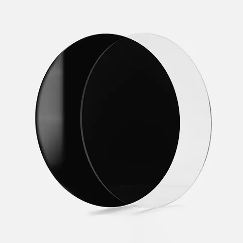Mesa negra, blanca o de cristal