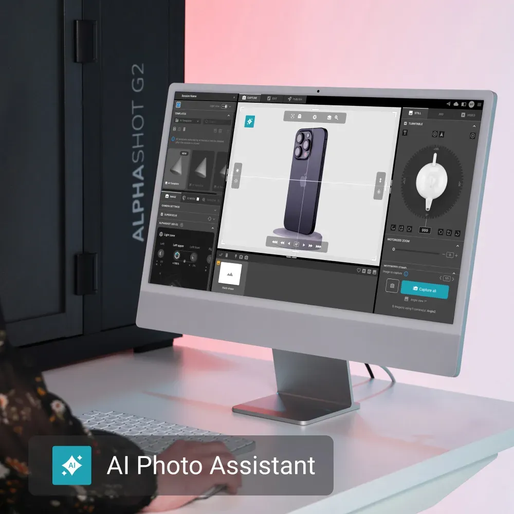 Alphashot Pro G2 con AI Photo Assistant