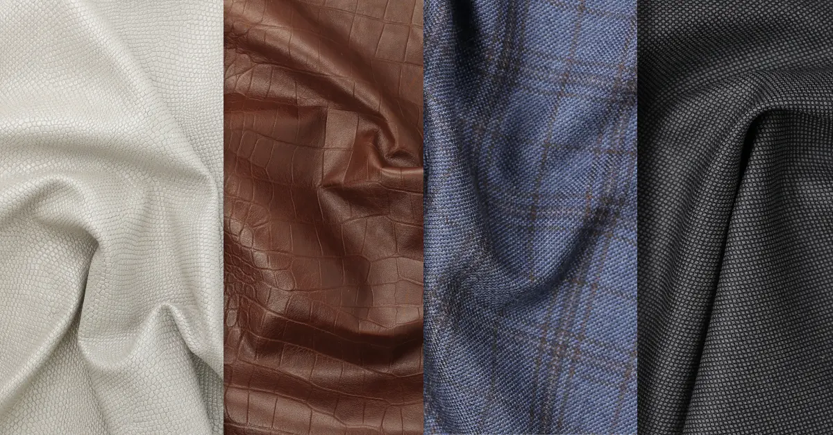 Textura textil con luz lateral